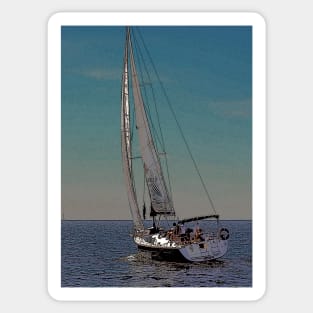 sailboat Sticker